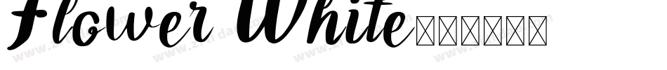 Flower White字体转换